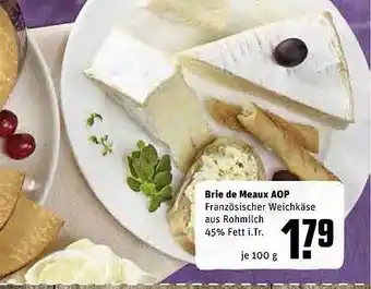 REWE Kaufpark Brie De Meaux AOP 100g Angebot