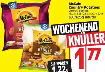 Edeka McCain Country Potatoes 600/625 g Beutel Angebot