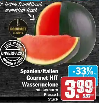 Hit Spanien/Italien Gourmet HIT Wassermelone Angebot