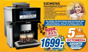 expert Octomedia SIEMENS Kaffeevollautomat TQ 905 DF 9 Angebot