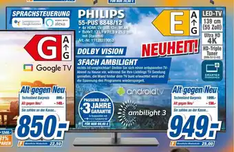 expert Techno Land PHILIPS 55-PUS 8848/12 Angebot