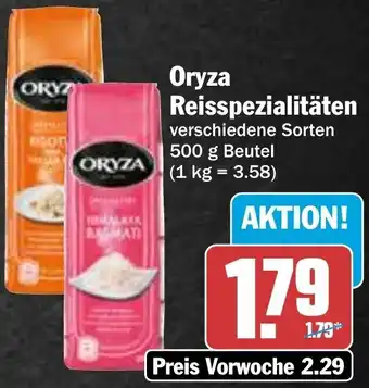 Hit Oryza Reisspezialitäten 500 g Beutel Angebot