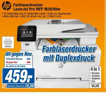 expert Techno Land hp Farblaserdrucker LaserJet Pro MFP M283fdw Angebot