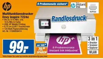 expert Techno Land hp Multifunktionsdrucker Envy Inspire 7224e Angebot