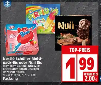 Elli Markt Nestlé Schöller Multi-pack-Eis oder Nuii Eis Angebot