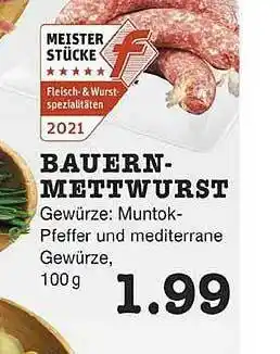 Edeka Zurheide Bauern Mettwurst Angebot