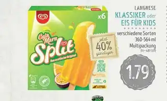 Edeka Struve Langnese Klassiker Oder Eis Für Kids Angebot