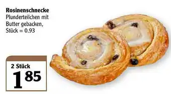 Globus Rosinenschnecke Angebot