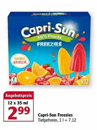 Globus Capri-sun Freezies Angebot