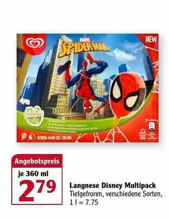 Globus Langnese Disney Multipack Angebot