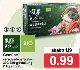 Famila Nord West Gemüse Nature Wertbio Angebot