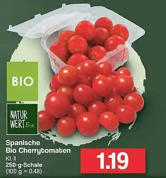 Famila Nord West Spanische Bio Cherrytomaten Natur Wert Bi Angebot