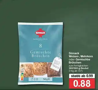 Famila Nord West Sinnack Weizen- Mehrkorn Oder Gemischte Brötchen Angebot