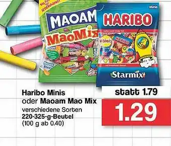 Famila Nord West Haribo Minis Oder Maoam Mao Mix Angebot