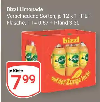 Globus Bizzl Limonade 12*1L Angebot