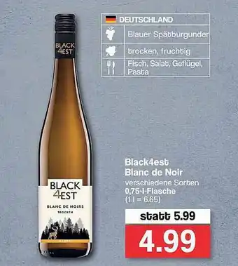 Famila Nord West Black4est Blanc De Noir Angebot