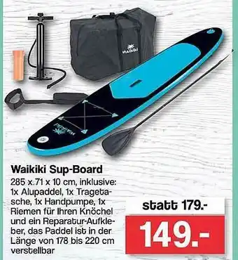 Famila Nord West Waikiki Sup-board Angebot