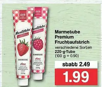 Famila Nord West Marmetube Premium Fruchtaufstrich Angebot