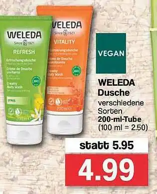 Famila Nord West Weleda Dusche Vegan Angebot