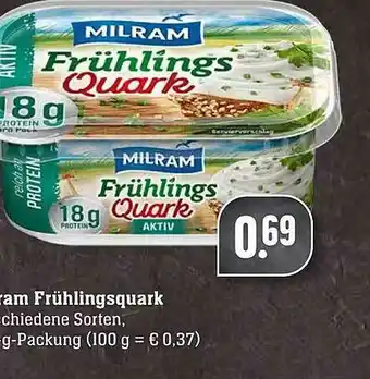 Scheck-in-Center Milram Frühlingsquark Angebot