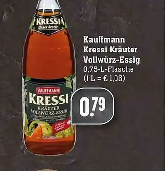 Scheck-in-Center Kauffmann Kressi Kräuter Vollwürz-essig Angebot