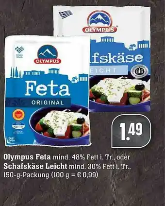 Scheck-in-Center Olymus Feta Oder Schafskäse Leicht Angebot