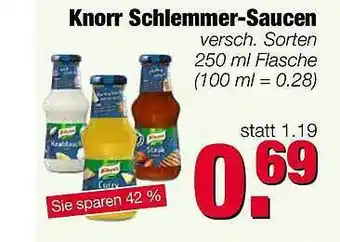 Edeka Scherer Knorr Schlemmer-saucen Angebot