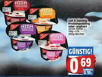 Elli Markt Gut & Günstig Proteinpudding Oder -joghurt Angebot