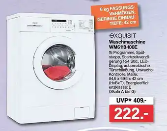 Famila Nord West Exquisit Waschmaschine Wm6110-100e Angebot