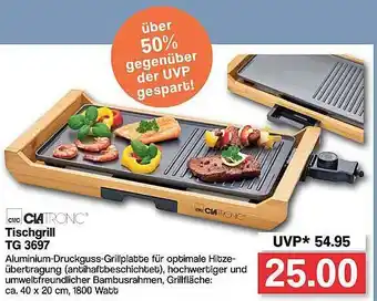 Famila Nord West Clatronc Tischgrill Tg 3697 Angebot