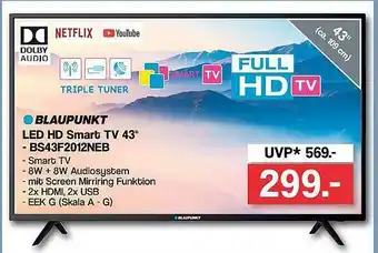 Famila Nord West Blaupunkt Led Hd Smart Tv 43 Angebot