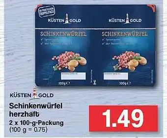 Famila Nord West Küsten Gold Schinkenwürfel Herzhaft Angebot