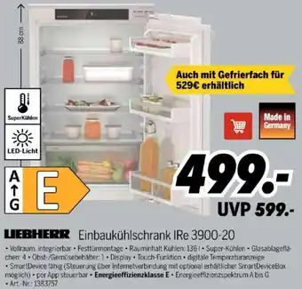 MEDIMAX LIEBHERR Einbaukühlschrank IRe 3900-20 Angebot