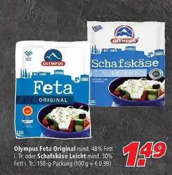 Marktkauf Olympus Feta Original Oder Schafskäse Leicht Angebot