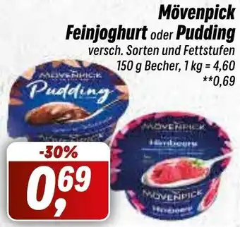 Simmel Mövenpick Feinjoghurt oder Pudding 150 g Becher Angebot