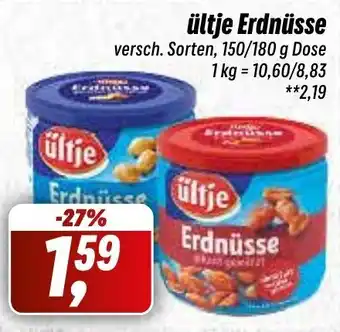 Simmel ültje Erdnüsse 150/180 g Dose Angebot