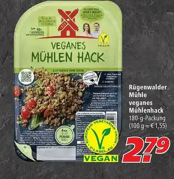 Marktkauf Rügenwalder Mühle Veganes Mühlenhack Angebot