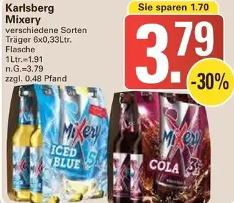 WEZ Karlsberg Mixery Träger 6x0,33Ltr. Flasche Angebot