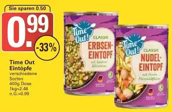 WEZ Time Out Eintöpfe 400g Dose Angebot