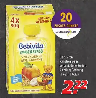 Marktkauf Bebivita Kinderspass Angebot