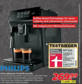 Marktkauf Philips Kaffeevollautomat Ep1220.00 Panarello Angebot