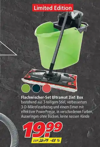 Marktkauf Flachwischer-set Ultramat 2in1 Box Angebot