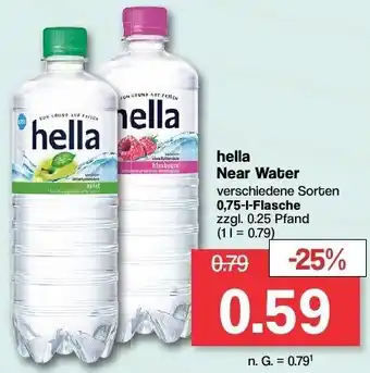 Famila Nord West hella Near Water 0,75 L Flasche Angebot