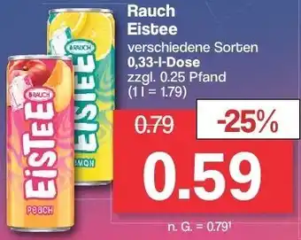 Famila Nord West Rauch Eistee 0,33-L-Dose Angebot