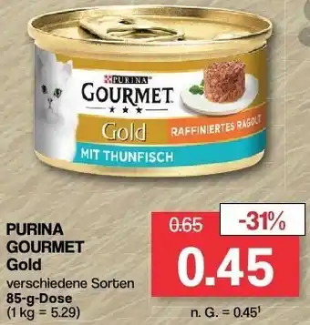 Famila Nord West PURINA GOURMET Gold 85-g-Dose Angebot