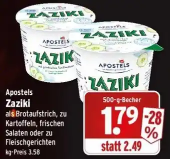 Wasgau Apostels Zaziki 500-g-Becher Angebot