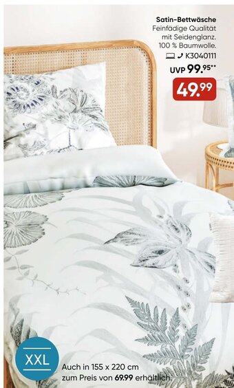 Galeria SCHÖNER WOHNEN Satin-Bettwäsche Angebot