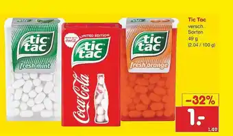 Netto Marken-Discount Tic Tac Angebot