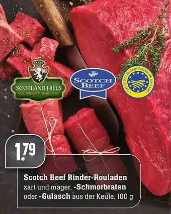 Scheck-in-Center Scotch Beef Rinder-rouladen -schmorbraten Oder -gulasch Angebot