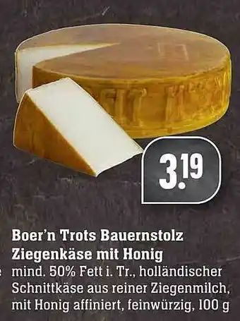 Scheck-in-Center Boer'n Trots Bauernstolz Ziegenkäse Mit Honig Angebot